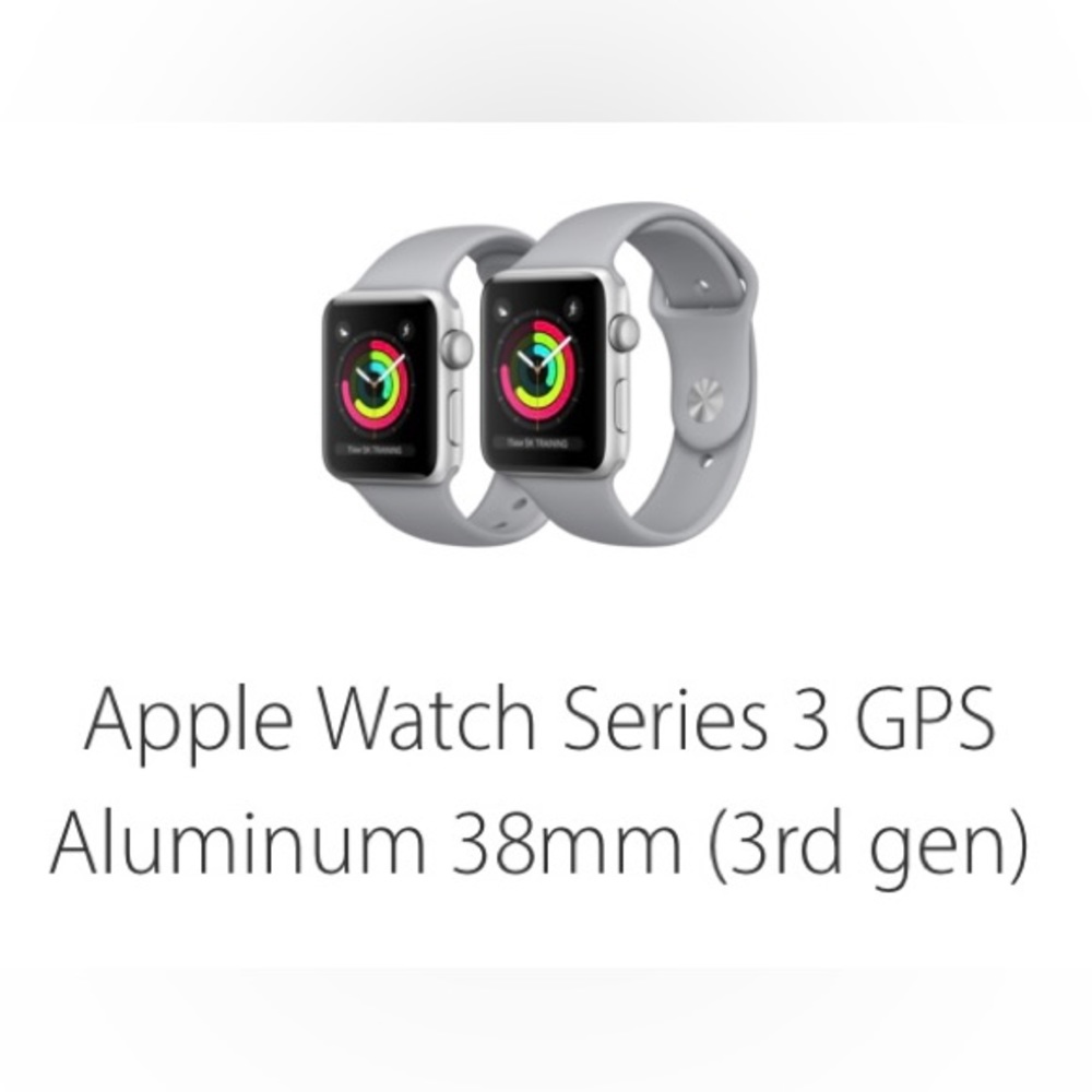 Apple Watch Series 3 38mm GPS - silver